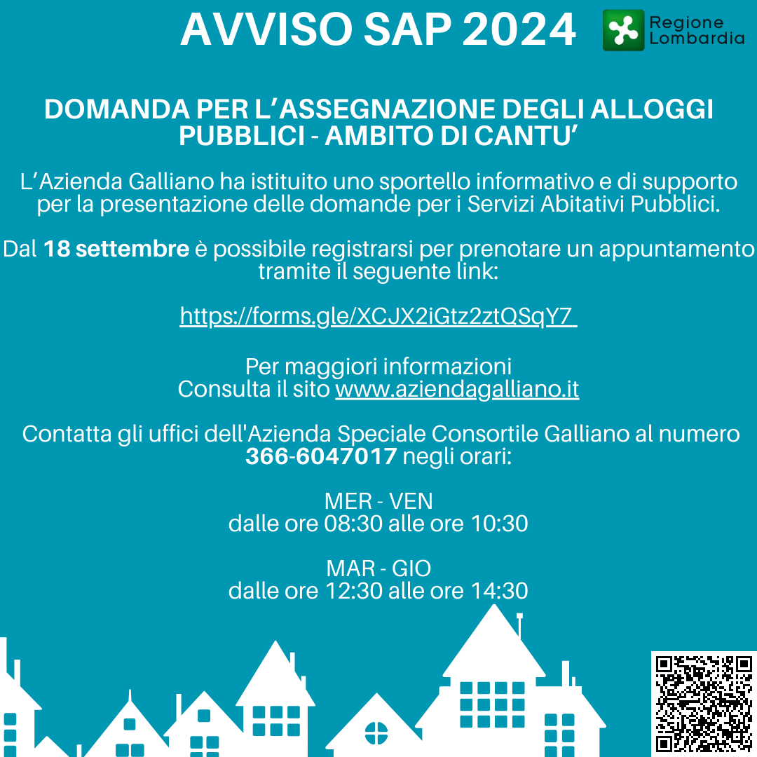 Avviso Servizi Abitativi Pubblici 2024